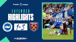 Extended PL Highlights: Brighton 1 West Ham 3