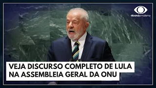 Confira o discurso completo de Lula na Assembleia Geral da ONU