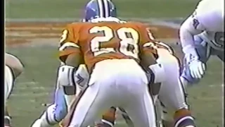 Houston Oilers vs Denver Broncos 1991 1st Half AFC Div Playoffs