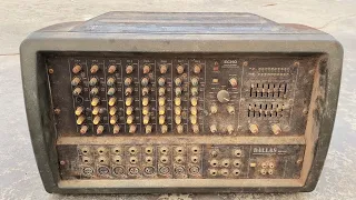 Restoration Mixer Table 64 Chanel DALLAS ECHO // Repair Rusty Old Professional Event Mixer Sound