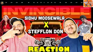 Reaction on Invincible | Sidhu Moose Wala Ft Stefflon Don | MooseTape | ReactHub