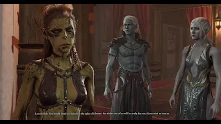 Lae'zel And The Drow Twins [Baldur's Gate 3]