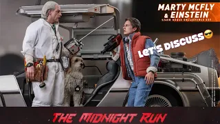 Hot Toys Back To The Future Deluxe Doc Brown & Marty McFly discussion MIDNIGHT RUN