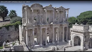 EFES ANTİK KENTİ, Havadan Drone çekimleri (EPHESUS)  Selçuk İzmir TURKEY