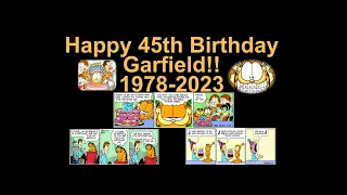 Happy 45th Birthday Garfield!! (1978--2023)