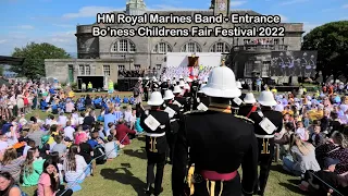 Bo'ness Children's Fair Festival - HM Royal Marine Band - Entrance