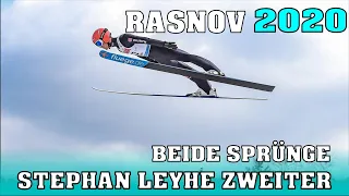 Stephan Leyhe wird zweiter in Rasnov (beide Sprünge)