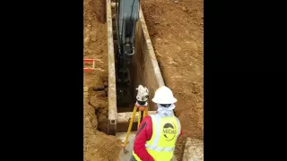 Utility work - installing sewer part 1