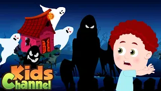 Haunted Ghost House | Schoolies Cartoon Videos | Halloween Songs for Children - kids Channel