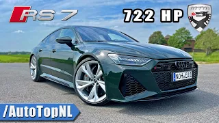 722HP Audi Exclusive RS7 MTM *305km/h* REVIEW on AUTOBAHN by AutoTopNL