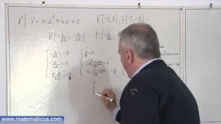 Equazione della parabola di dato vertice e fuoco