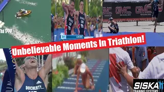 Most Unbelievable Moments In Pro Triathlon!