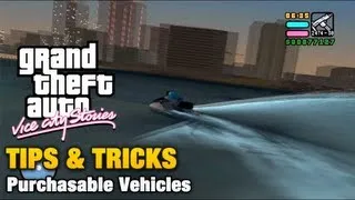 GTA Vice City Stories - Tips & Tricks - Purchasable Vehicles
