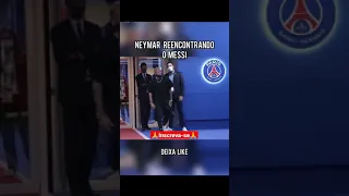 Neymar reencontrando Messi Amizade verdadeira 👏👏 #shorts