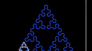 Processing : Sierpinski Triangle - Fractal Animation