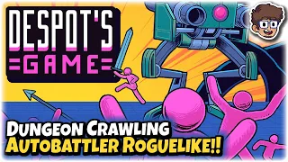 Dungeon Crawling Autobattler Roguelike! | Let's Try Despot's Game 1.0 | #ad