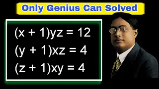 Math Olympiad | A Nice Algebra Math Problem | Find the Value of x, y and z