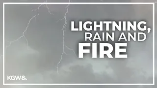 Lightning-sparked fires can start with more rain in the picture than previously thought