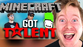 MINECRAFT'S GOT TALENT REACTION (ft. Quackity MrBeast & Dream)