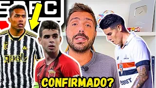 EXCLUSIVO🚨JAMES RODRIGUEZ A VENDA? | ALEX SANDRO VEM? | CASO OSCAR | NOTÍCIAS DO SÃO PAULO FC