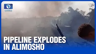 Pipeline Explodes In Alimosho