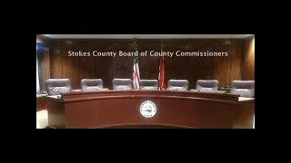 Stokes County Commissioners Meeting -Monday August  8,  2022 6:00 PM