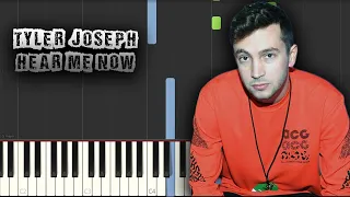 Tyler Joseph - Hear Me Now - [Piano Tutorial] (Synthesia) (Download MIDI + PDF Scores)