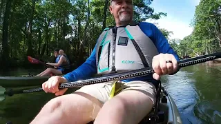 Kayaking Holmes Creek to Cypress Springs, May 2024