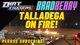 Talladega Short Track on Fire!