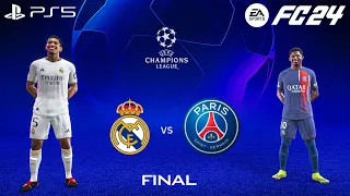 FC 24 - Real Madrid vs PSG | UEFA Champions League Final | PS5™ [4K60]