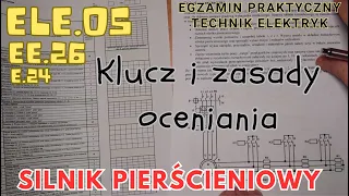 #15 silnik pierścieniowy - omawiam EGZAMIN PRAKTYCZNY technik elektryk ELE.05