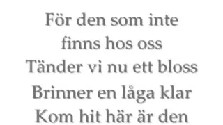 Julen är här (lyrics)