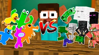 Monster School : Tiny Rainbow Friends Apocalypse - Minecraft Animation