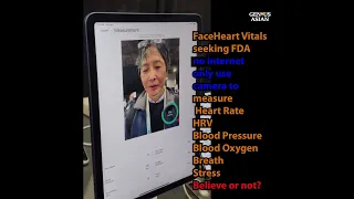 Believe or not: Only use camera to measure Heart Rate HRV, Blood Pressure, Oxygen, Breath, Stress