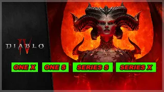 Diablo IV | Xbox Series S / X vs One S / X | Graphics Comparison | 60 FPS TEST | 4K |