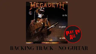 Megadeth - In My Darkest Hour NO GUITAR + Metronome