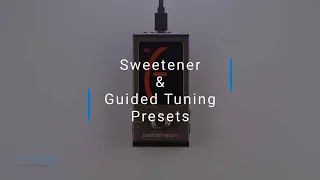 StroboStomp Mini Instruction Manual | Tune Screen | Part 3 | Sweetener and Guided Tuning Presets