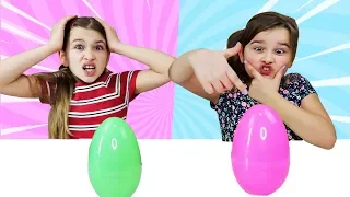 GIANT Easter Egg SLIME Switch Up Challenge!! | JKrew