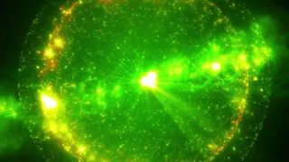 green light galaxy circle loop animation - Download Stock Footage