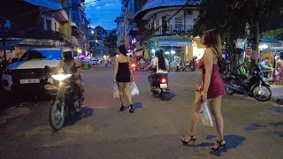 Cambodia - Evening Walking Tour - 4K - Phnom Penh