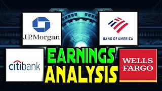 Stock and Earnings Analysis | J.P Morgan, Bank of America, Citi Group & Wells Fargo.