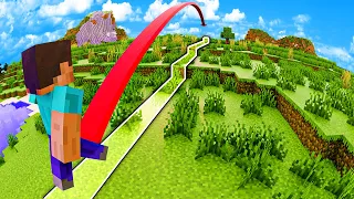 Minecraft but I can only walk in a straight line