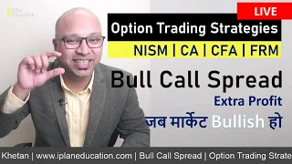 Bull Call Spread - Options trading strategies in Hindi | NISM | CFA Level 2 | FRM Part 1