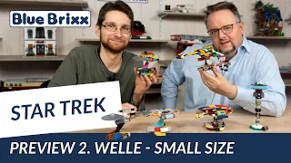 Star Trek @ BlueBrixx - Preview of the six small size sets for series two!