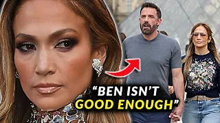 Jennifer Lopez Doesn't Think Ben Affleck Is Good Enough For Her