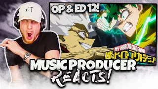 Music Producer Reacts to 💥 MY HERO ACADEMIA OP & ED 12 (SEASON 7!--Ta ga Tame & Tsubomi)