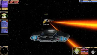 Star Trek Bridge Commander Defiant Vs Enterprise D - Galaxy Class Vs Defiant, Who Will Win?