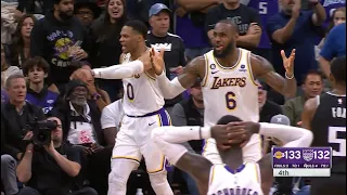 INSANE ENDING! Los Angeles Lakers vs Sacramento Kings Final Minutes ! 2022-23 NBA Season