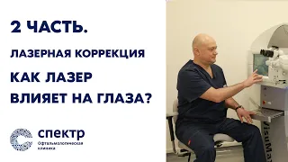 2 Часть. Как лазер влияет на глаза?  Лазерная коррекция зрения.