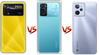 Poco X4 Pro vs Oppo K10 vs Realme c31|| Price,specification,full comparison||phone under 20000
